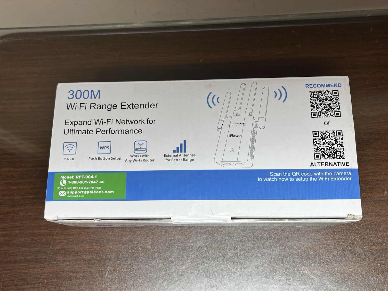 Paleoer 300M Wi-Fi Repeater  RPT-004 Range Extender E20