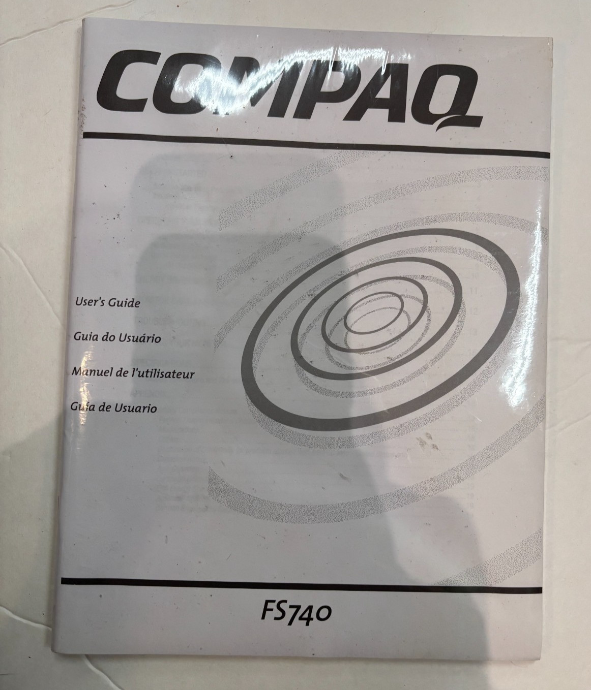 Vintage Compaq FS740 user's guide sealed
