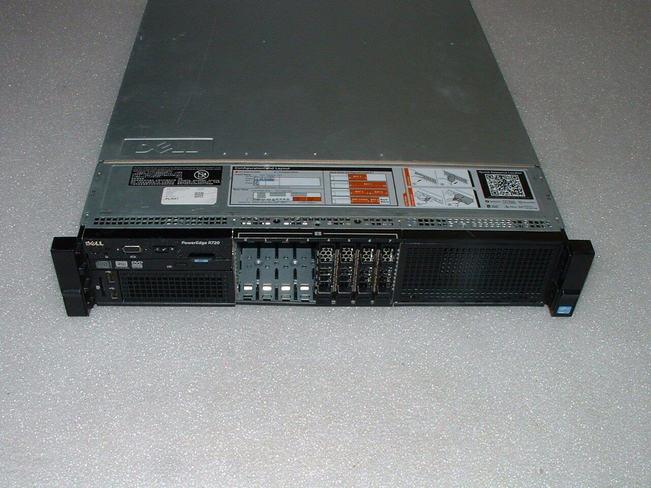 Dell Poweredge R720 2x Xeon E5-2660 v2 2.2GHz 20-Cores / No RAM or HDD / H710