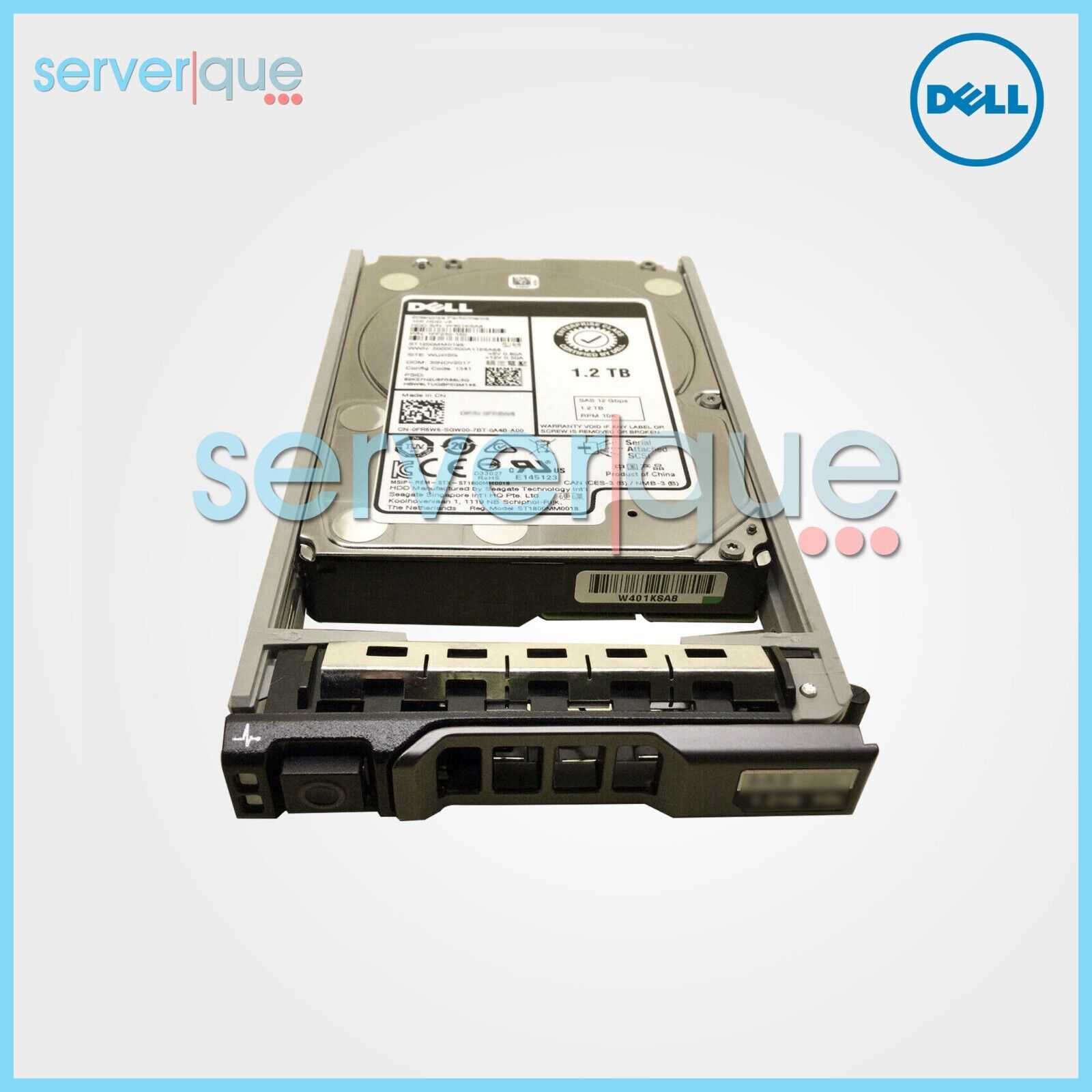 383N9 Dell 1.8TB 10K 12Gbps SAS 2.5