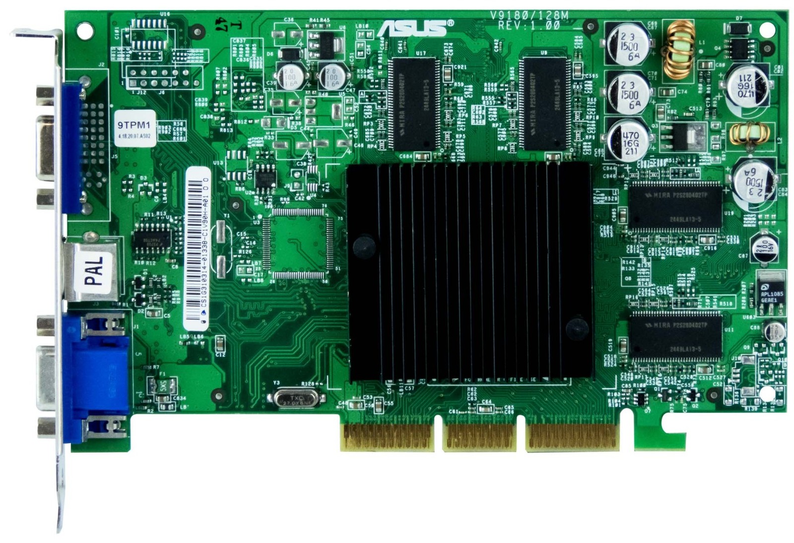 ASUS NVIDIA GEFORCE4 MX 440-8X 128MB V9180/2CT/P/128M/4MBO