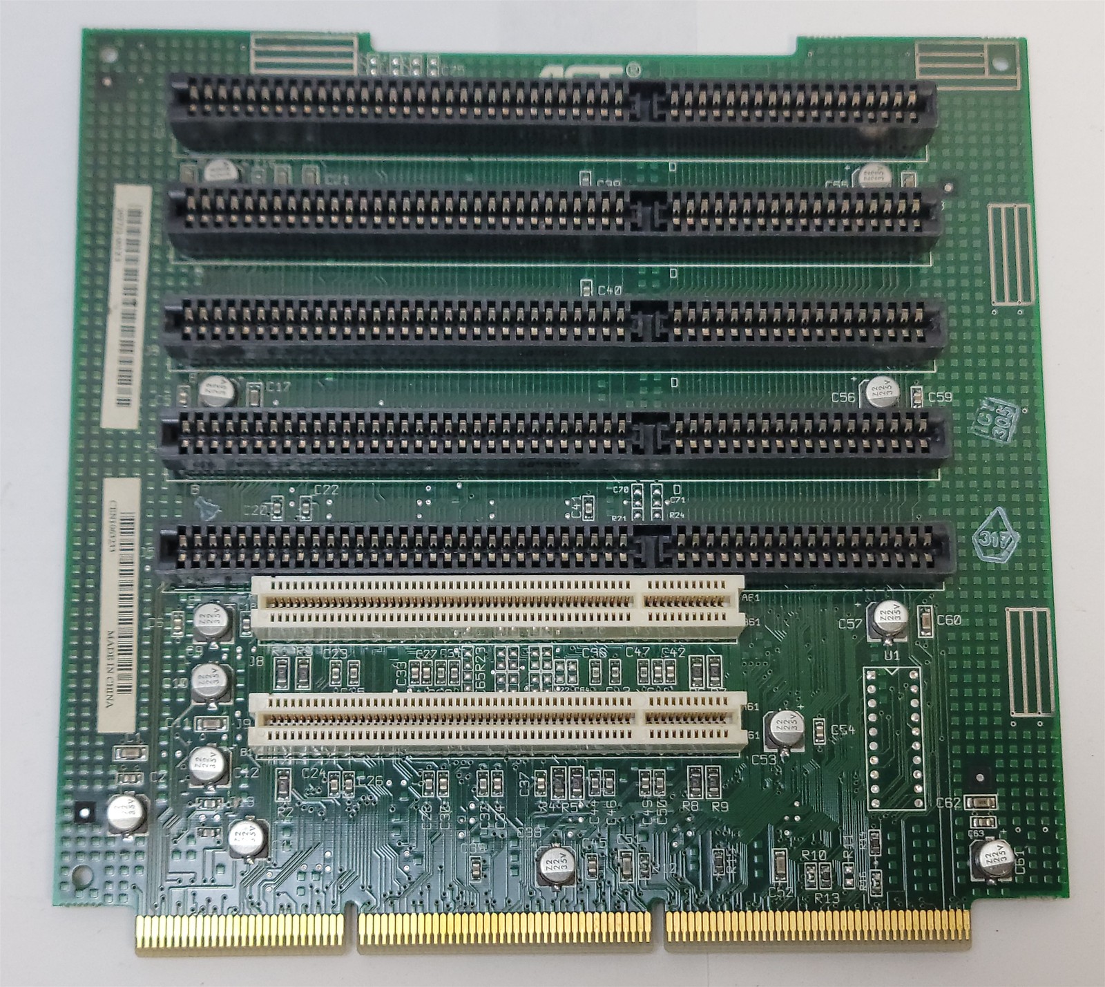 AST 202722-001X3 Server Riser Board , 2 x PCI , 4 x ISA ( 16-Bit)