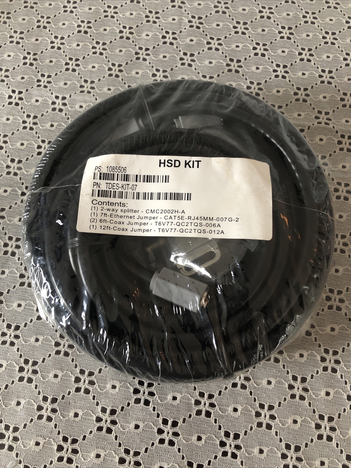 Spectrum Time Warner TDES-KIT-07 Wiring Kit New Sealed Cables HSD Kit Cables