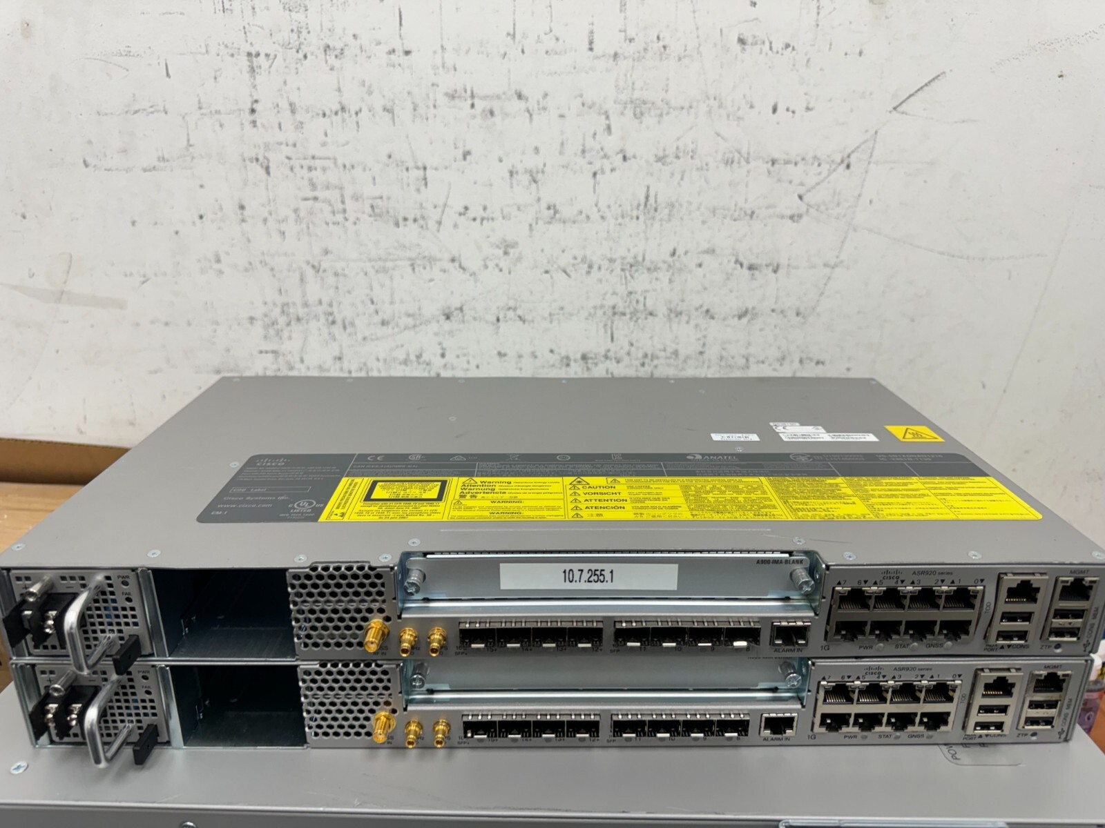CISCO ASR92012SZIM  Aggregation Services Router Single Dc Power Supply G2U