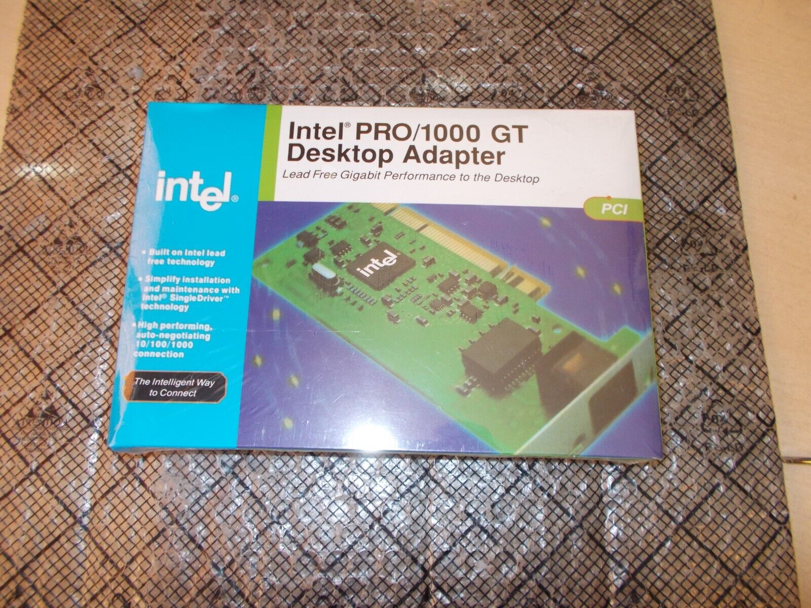 New Retail Boxed Intel PRO/1000 GT Gigabit PCI Network Card PWLA8391GT