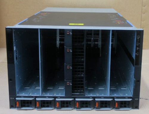 Dell EMC PowerEdge MX7000 Modular 8-Slot 7U Chassis 6x 3000W PSU 2x MX9002m CMM