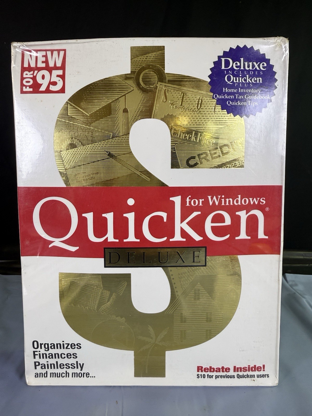 Intuit Quicken Version 4 For Macintosh - Brand New Sealed In Box - 3.5” Floppy