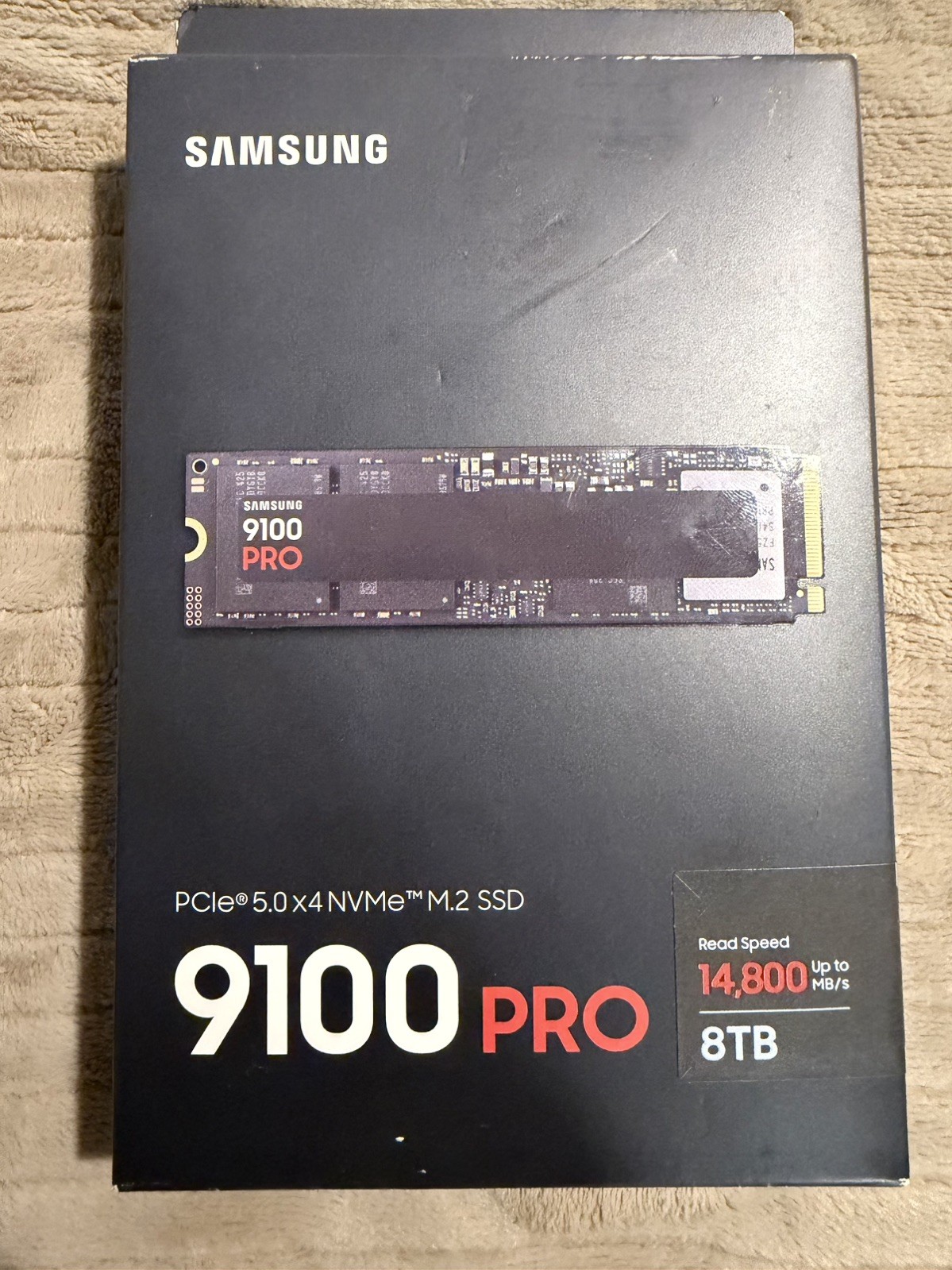 BRAND NEW SAMSUNG 9100 PRO 8TB PCIe 5.0 x4 M.2 2280 SSD MZ-VAP8T0B/AM NVME