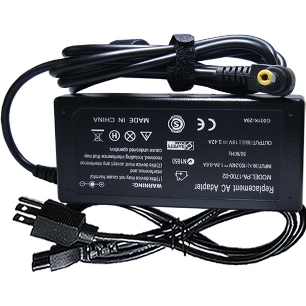 AC Adapter Power Charger For Toshiba Satellite A205-S4577 E45-B4100 E45T-A4200