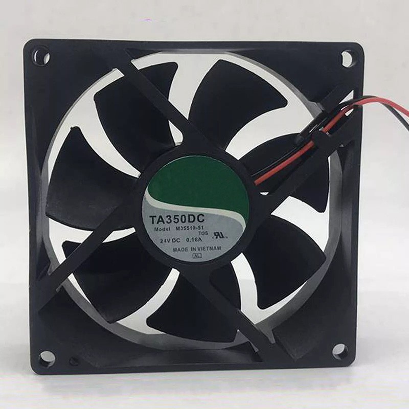 1PC For NIDEC TA350DC M35519-51 DC24V 0.16A 90*90*25mm 2pin Cooling Fan