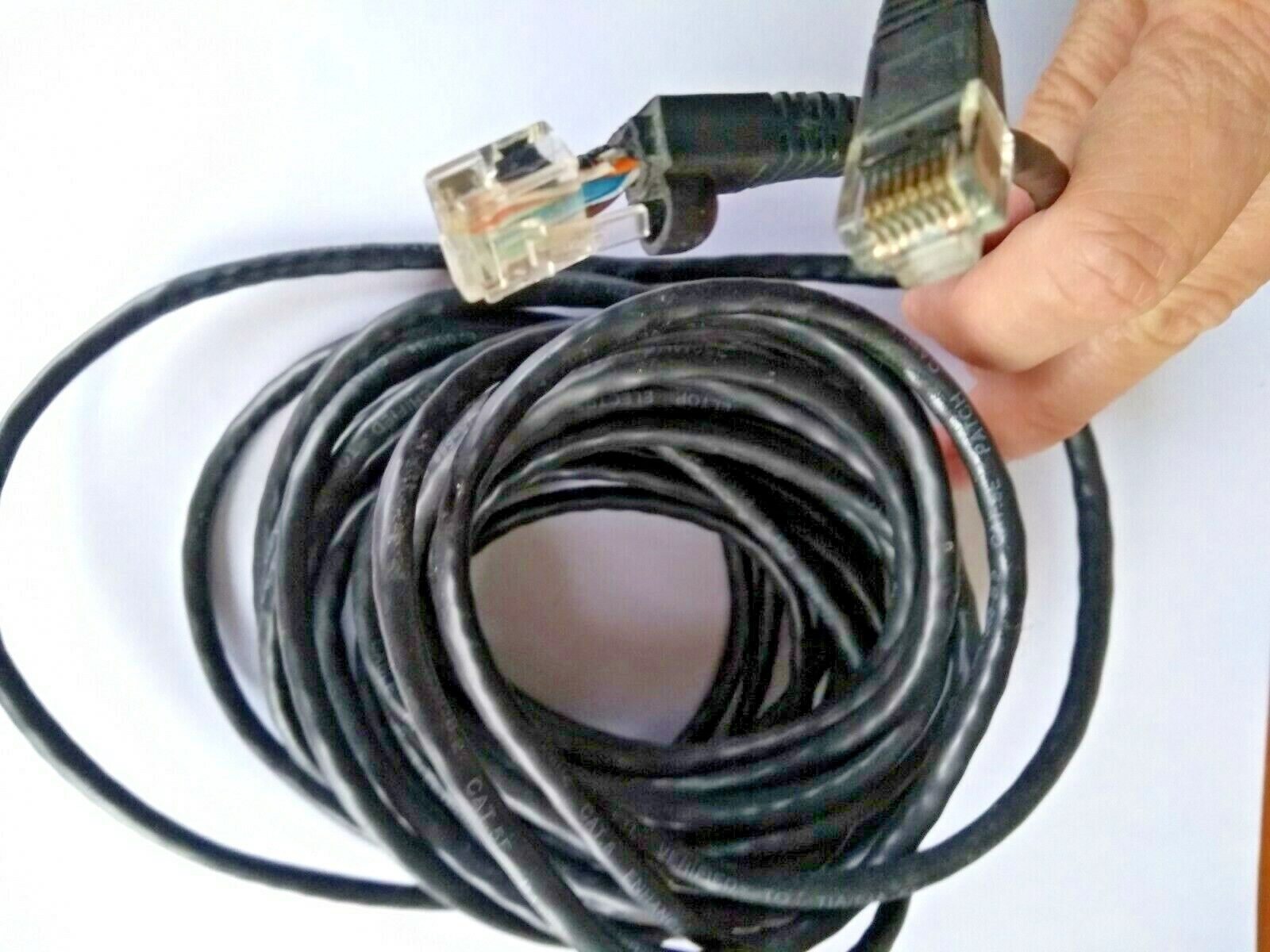 350MHZ CAT5 Patch Cable FT4 20ft ~TIA/EIA-568B2 ~24AWG/4P CM E200534 ETL Verify
