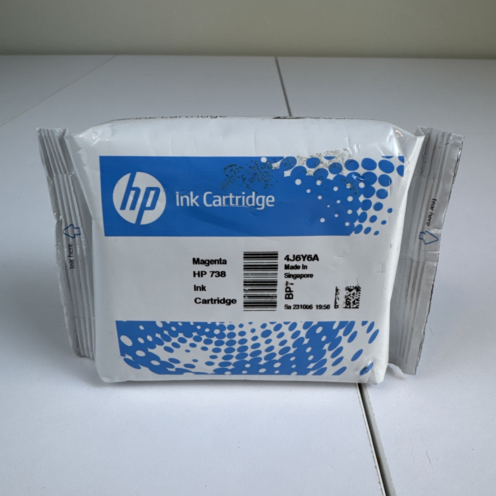 Sealed Genuine Original HP 738 Magenta DesignJet  4J6Y6A Printer Ink Cartridge 