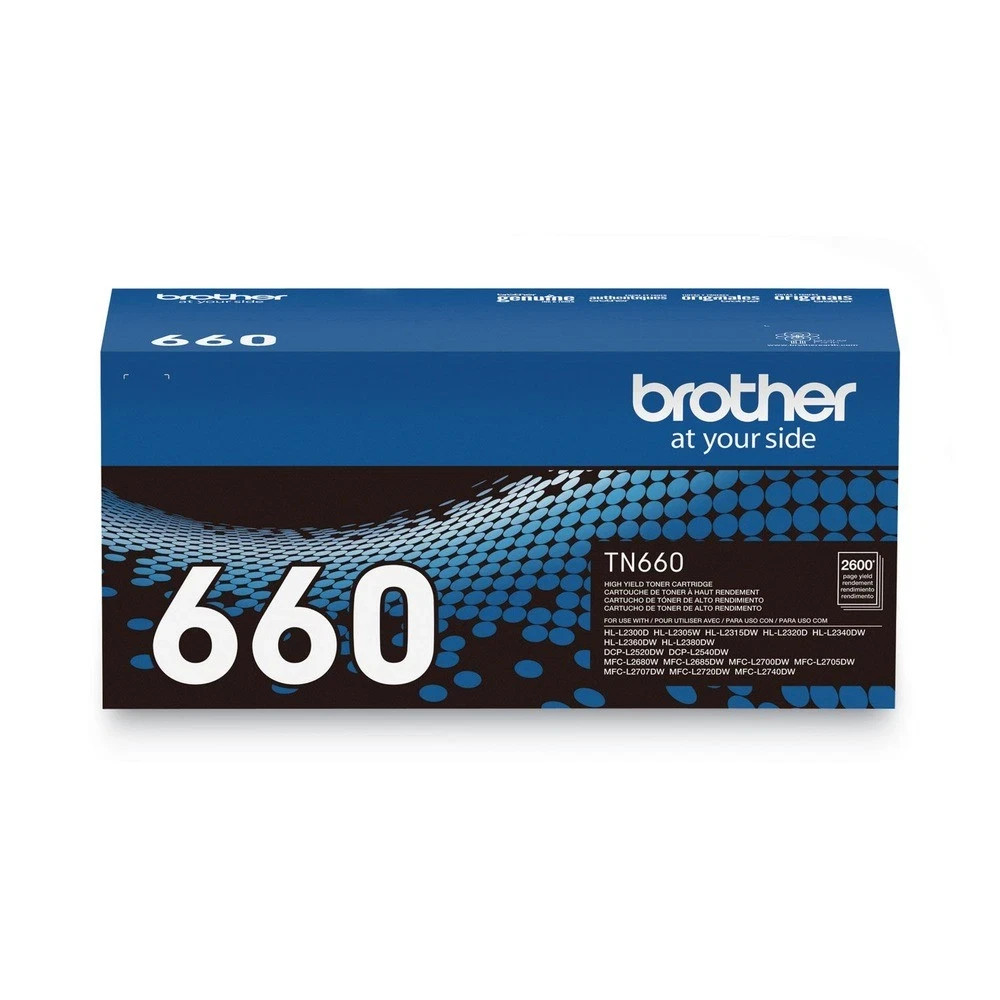 Brother TN660 2600 Page-Yield High-Yield Toner - Black New