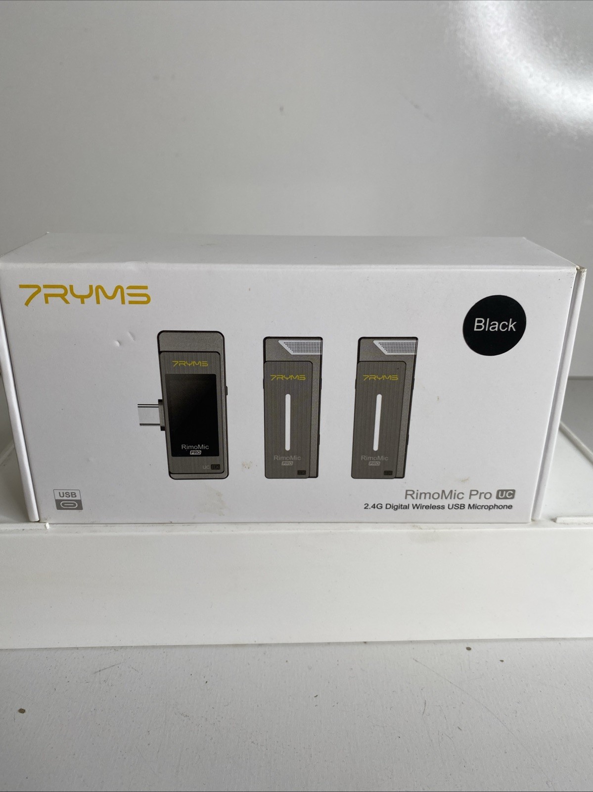 7RYMS RimoMic Pro UC 2.4G Dual Channel Lav Microphone for Smartphone Laptop