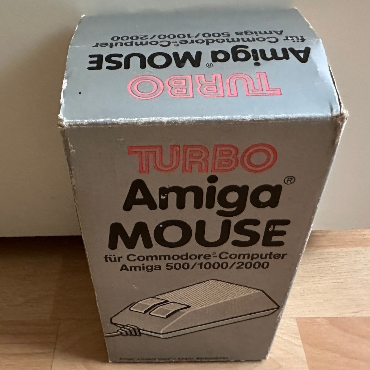 Commodore Amiga Turbo Mouse for Amiga 500/1000/2000, OVP/Boxed
