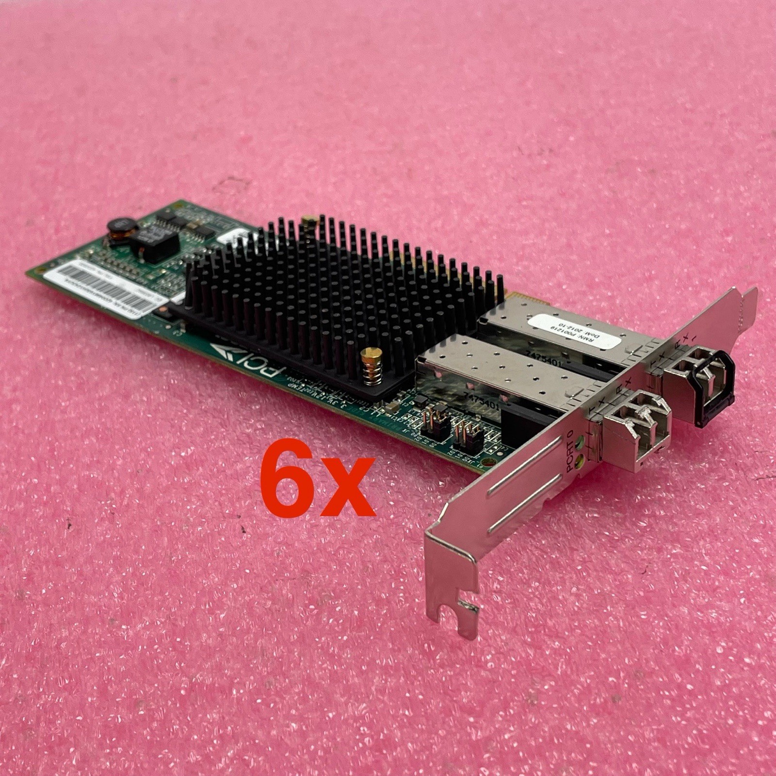 Emulex IBM P002181-01B LightPulse 8GB Dual Port PCI-E Fiber Channel Lot of 6
