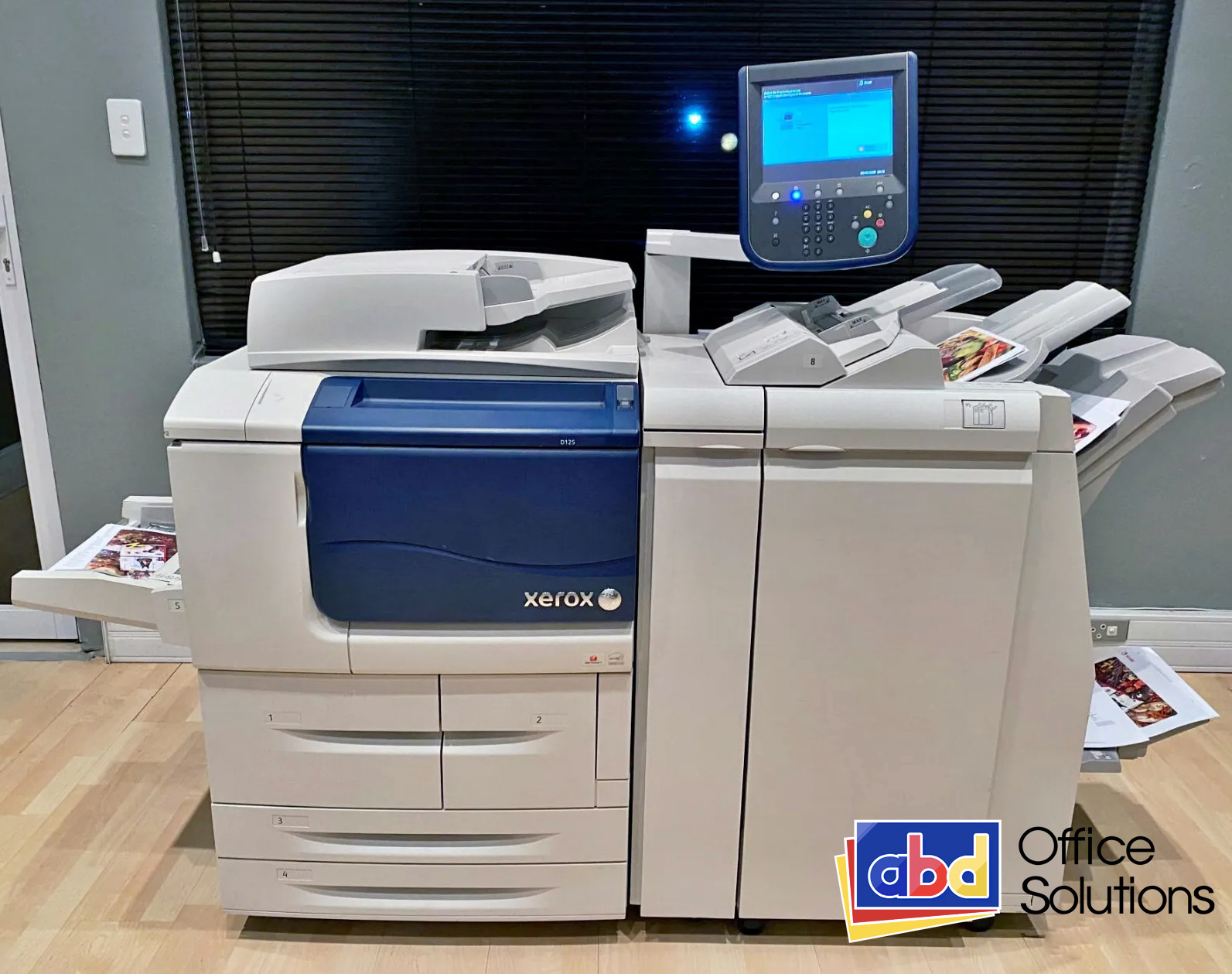 Xerox D110 Monochrome Production Copier Printer Booklet Maker Bypass Tray 110ppm
