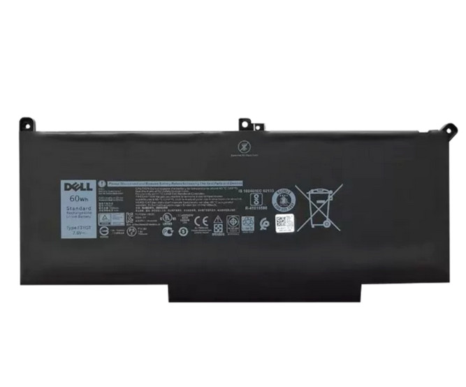 OEM 60Wh F3YGT Battery For Dell Latitude 7280 7290 7380 7390 7480 7490 P28S P73G