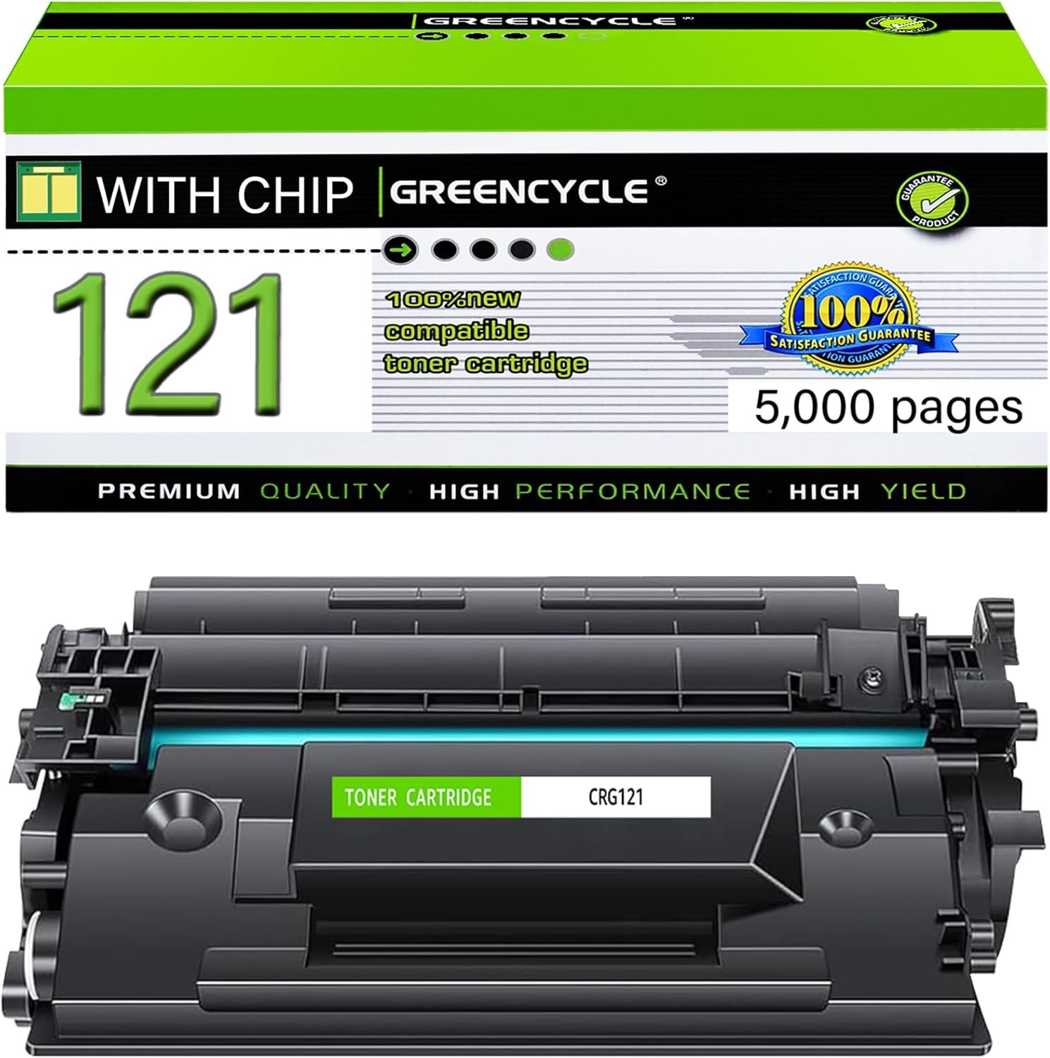 1PACK CRG-121 Toner Cartridge Compatible for Canon 121 Image Class D1650 D1620