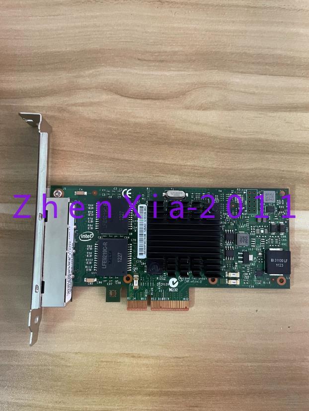 Used intel I350T4BLK I350-T4 network card by DHL/Fedex shipping