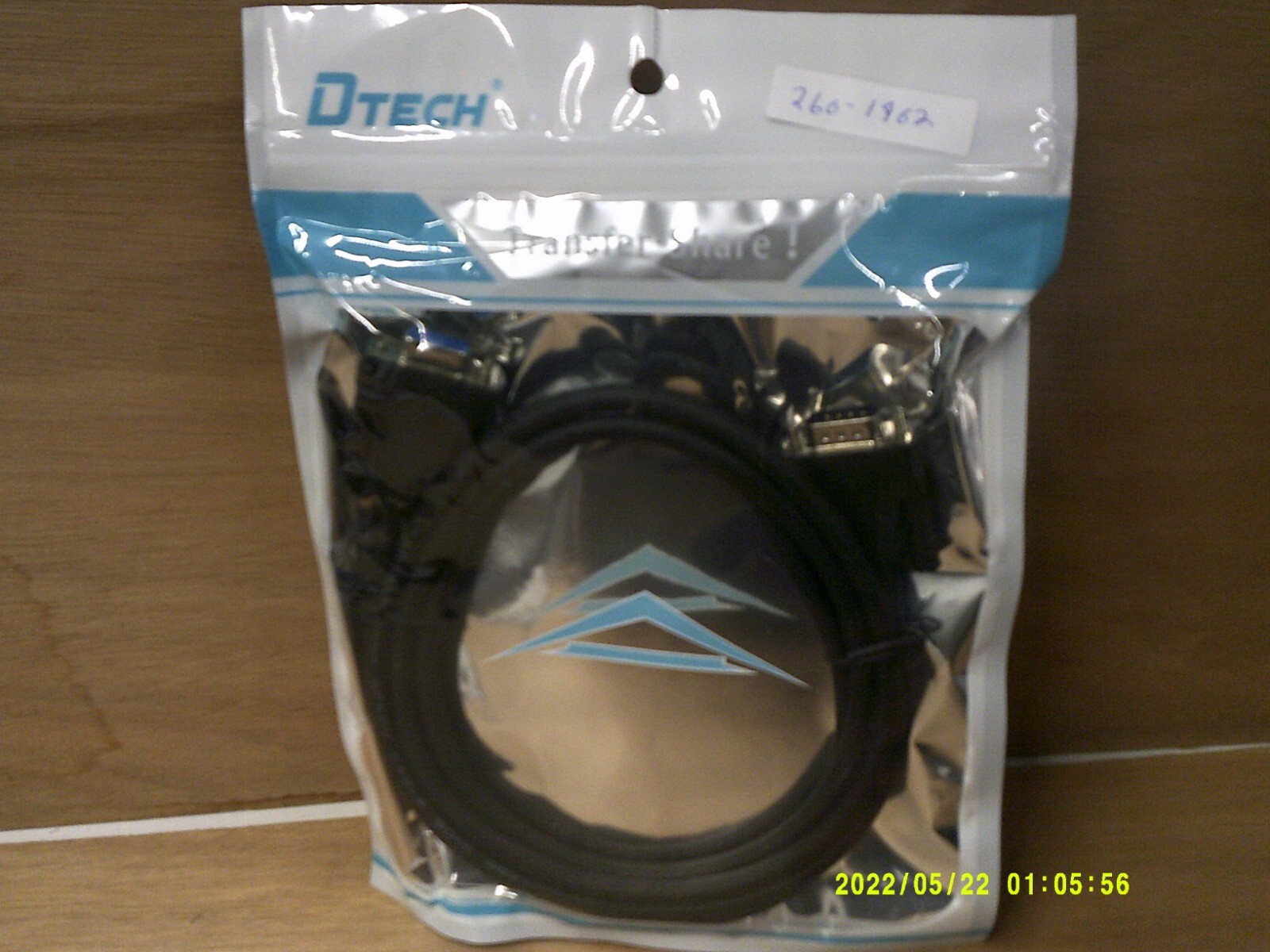 DTECH DT-9005B RS232 Straight Through M/F 1.5 ft