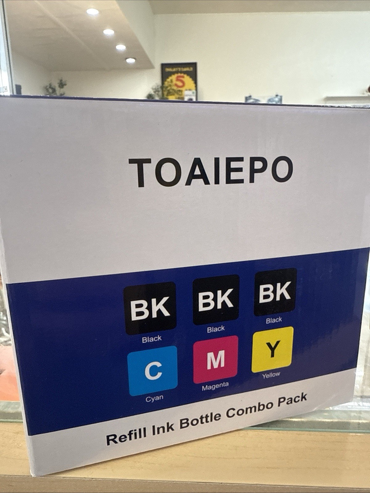 TOAIEPO GI-20 Ink Refill Bottle Set CMY Cyan Magenta Yellow 100ml Each NEW