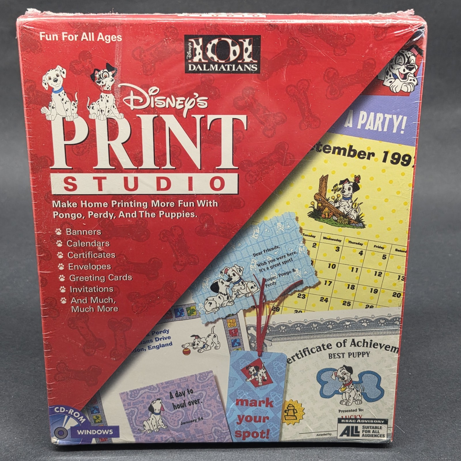 Disney Interactive 101 Dalmatians Disney Print Studio CD-ROM Windows