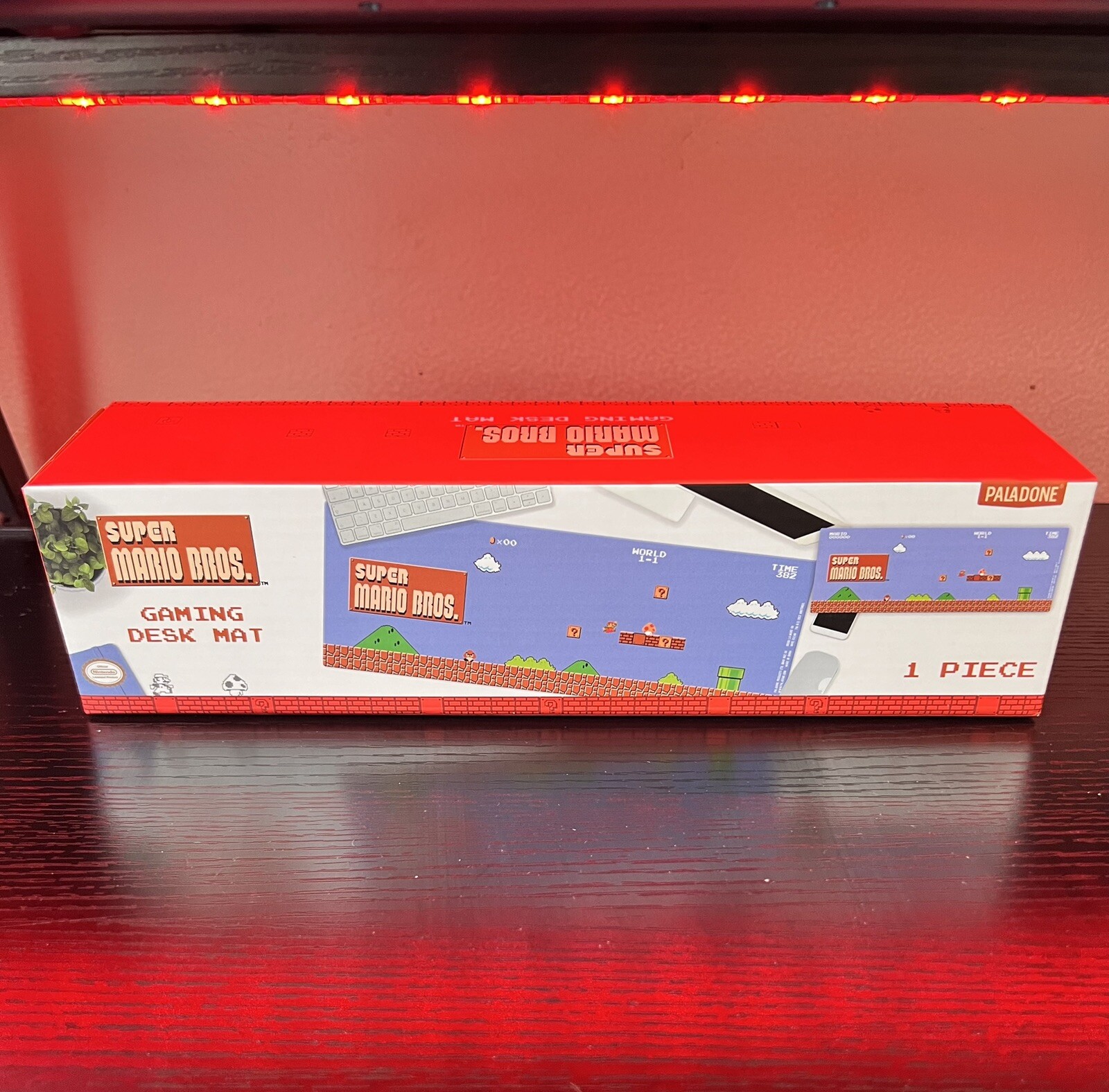 Super Mario Bros Gaming Desk Mat  Accessory Nintendo NEW