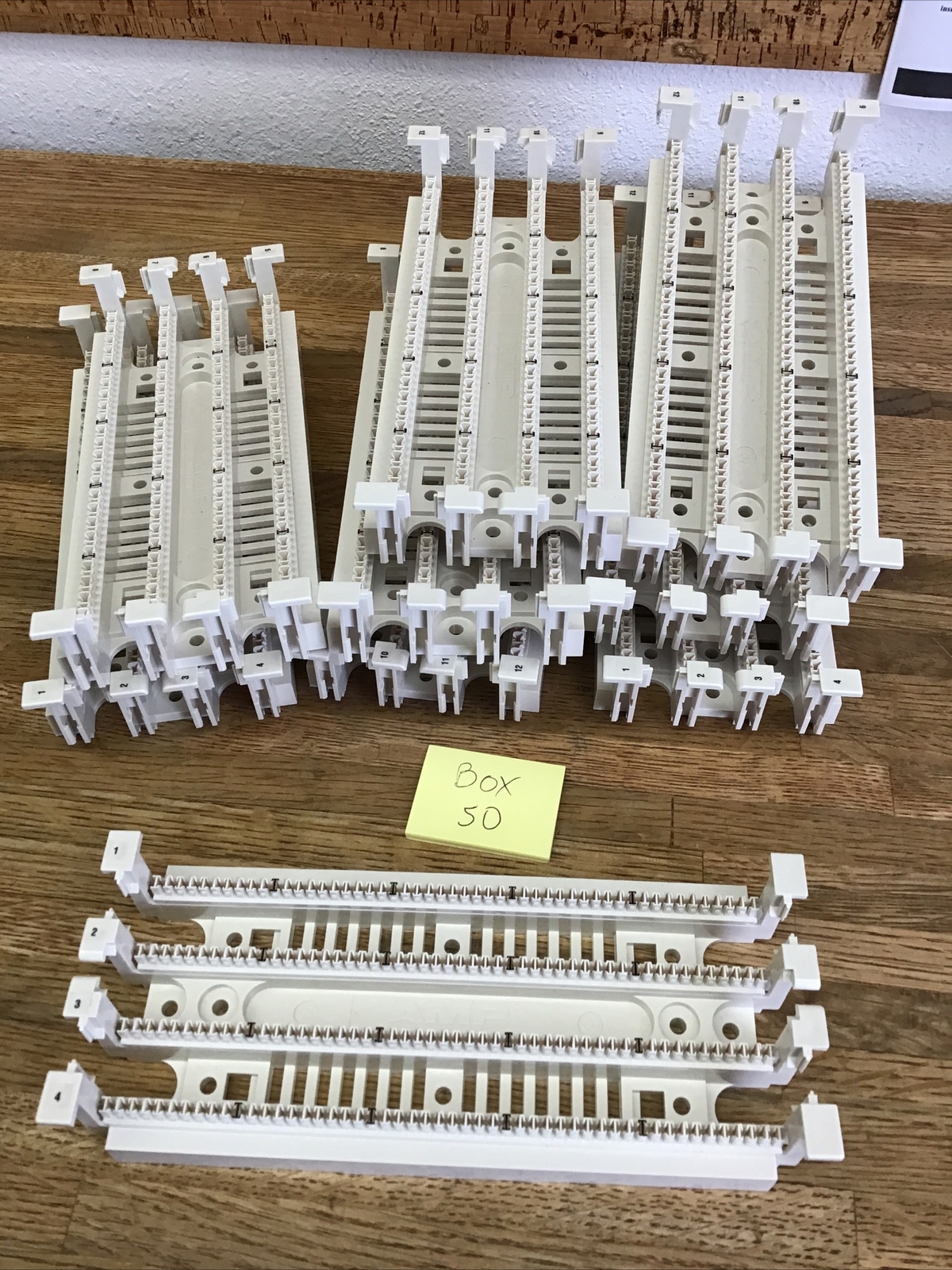 Lot Of 9.  TYCO AMP NETCONNECT WIRING BLOCK , 100-PAIR, 110-CONNECT STYLE