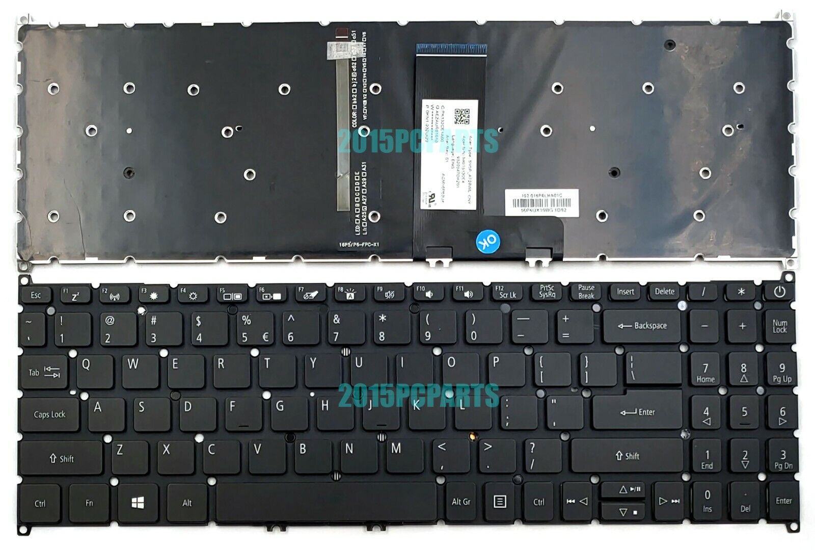 New Acer Aspire 1 A115-31 A115-32 3 A315-22 A315-23G A315-34 Keyboard US Backlit