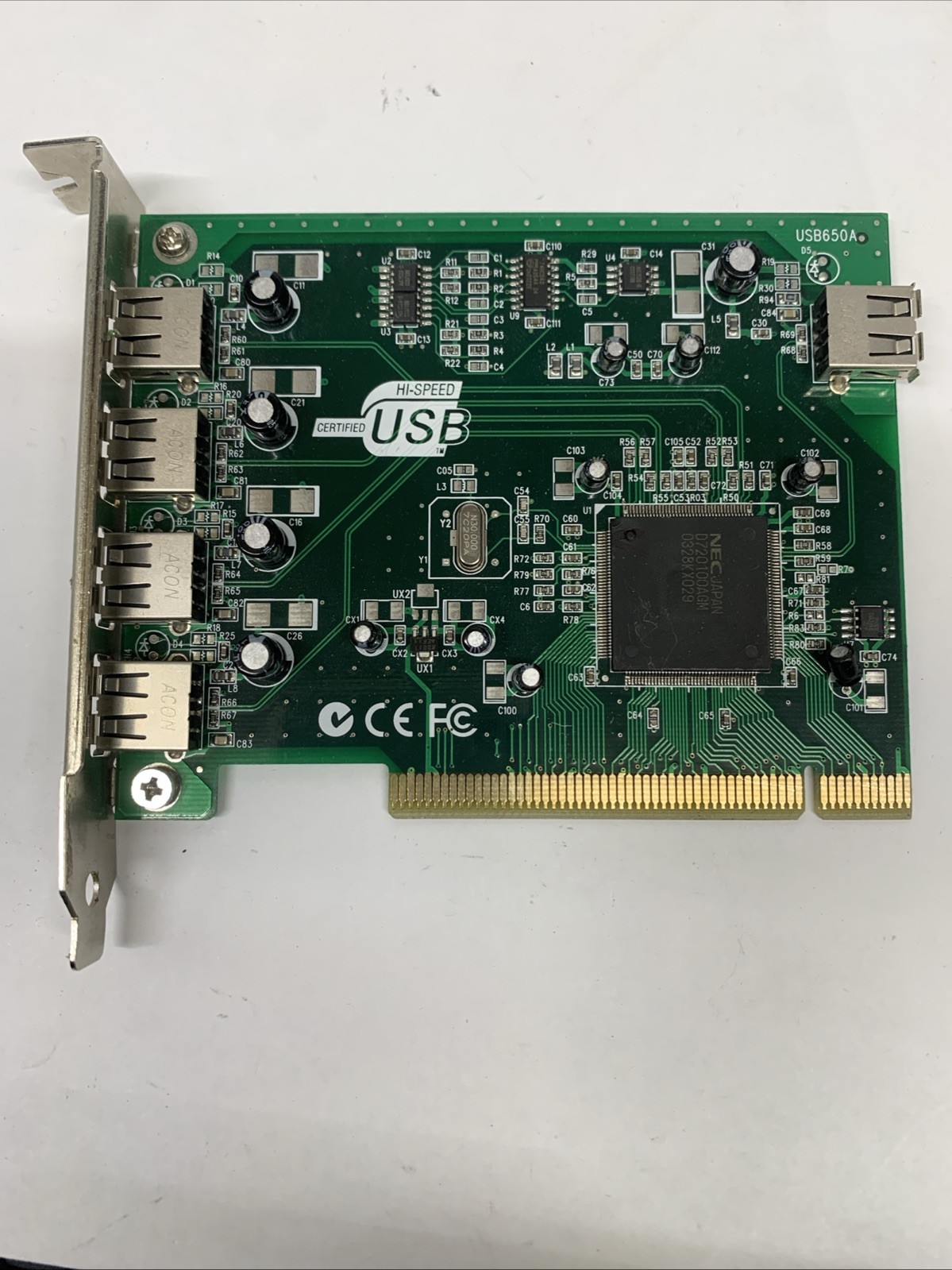 5 Port USB Controller 4+1 USB PCI Card High Profile