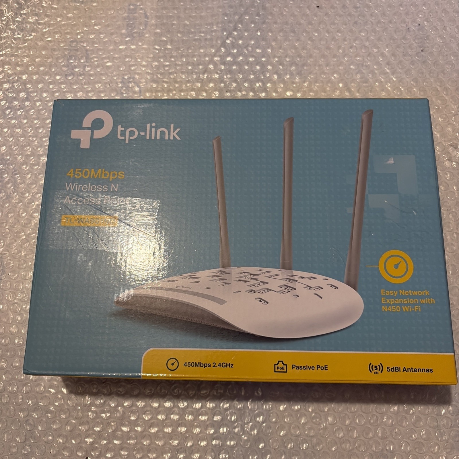 TP-Link TL-WA901ND 450Mbps Wireless N Access Point Antennas POE Inject Brand New