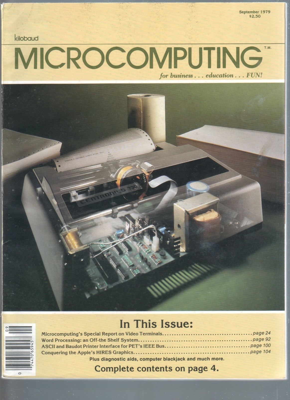 Kilobaud Computer Hobbyist Magazine Issue 33 September 1979