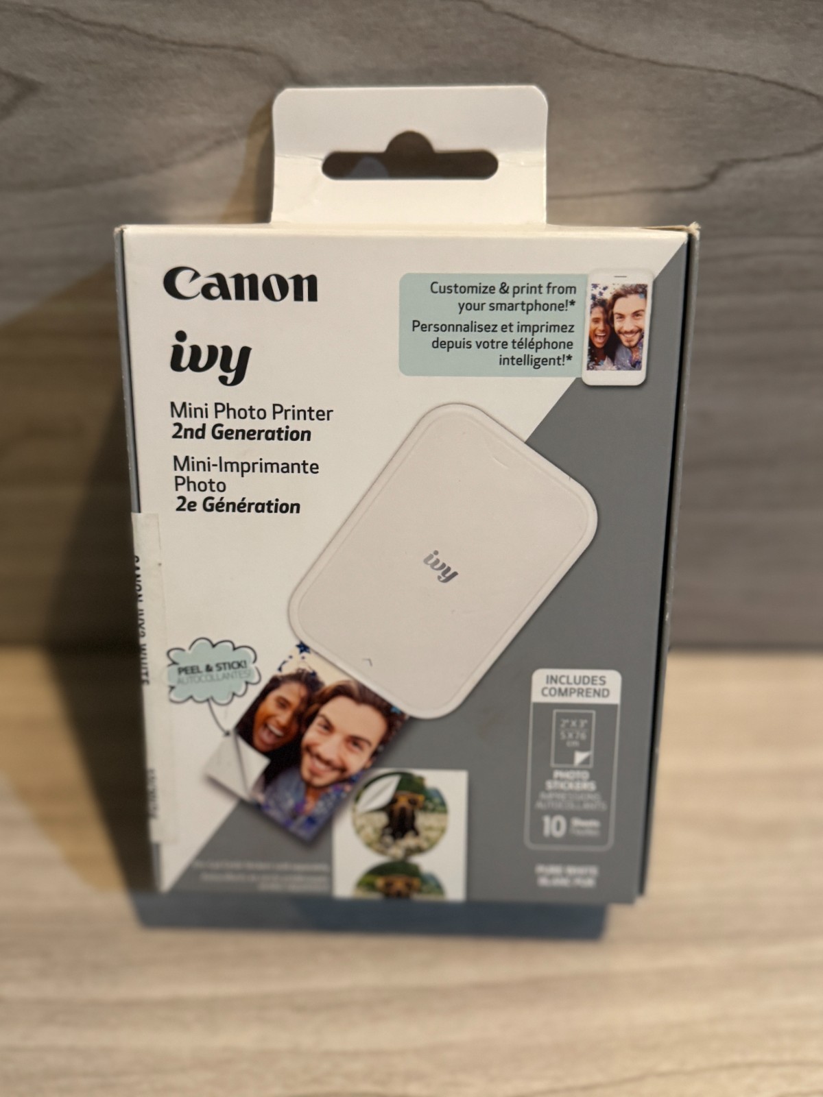 NEW  Canon Ivy Mini Photo Printer 2nd Generation WHITE