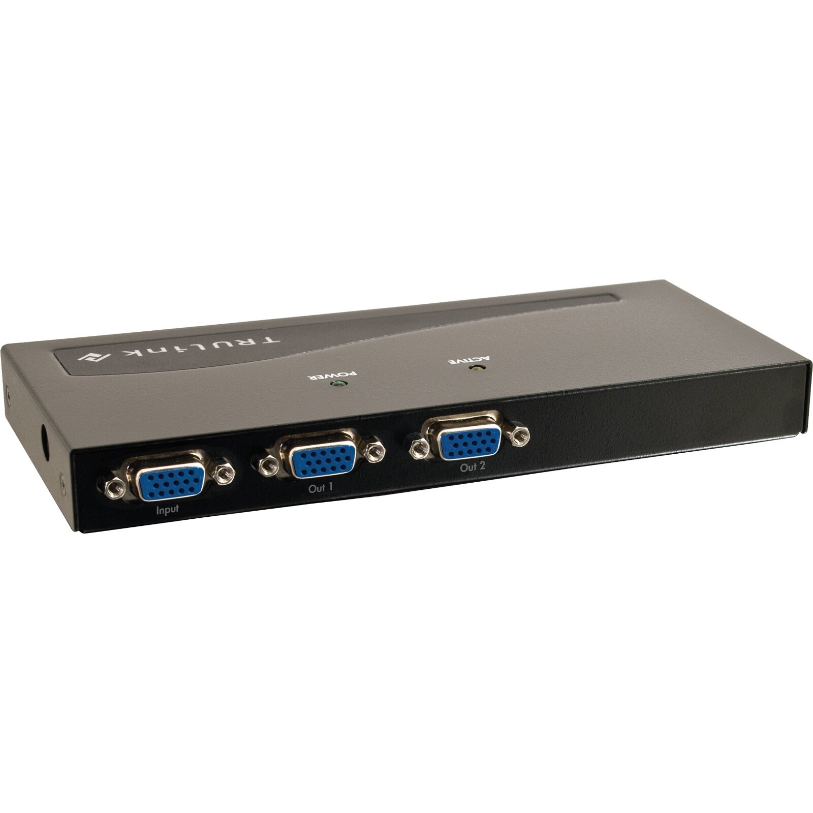 TruLink 2 Port VGA Monitor Splitter/Extender 210ft, Model:29503 - Used W/ Power