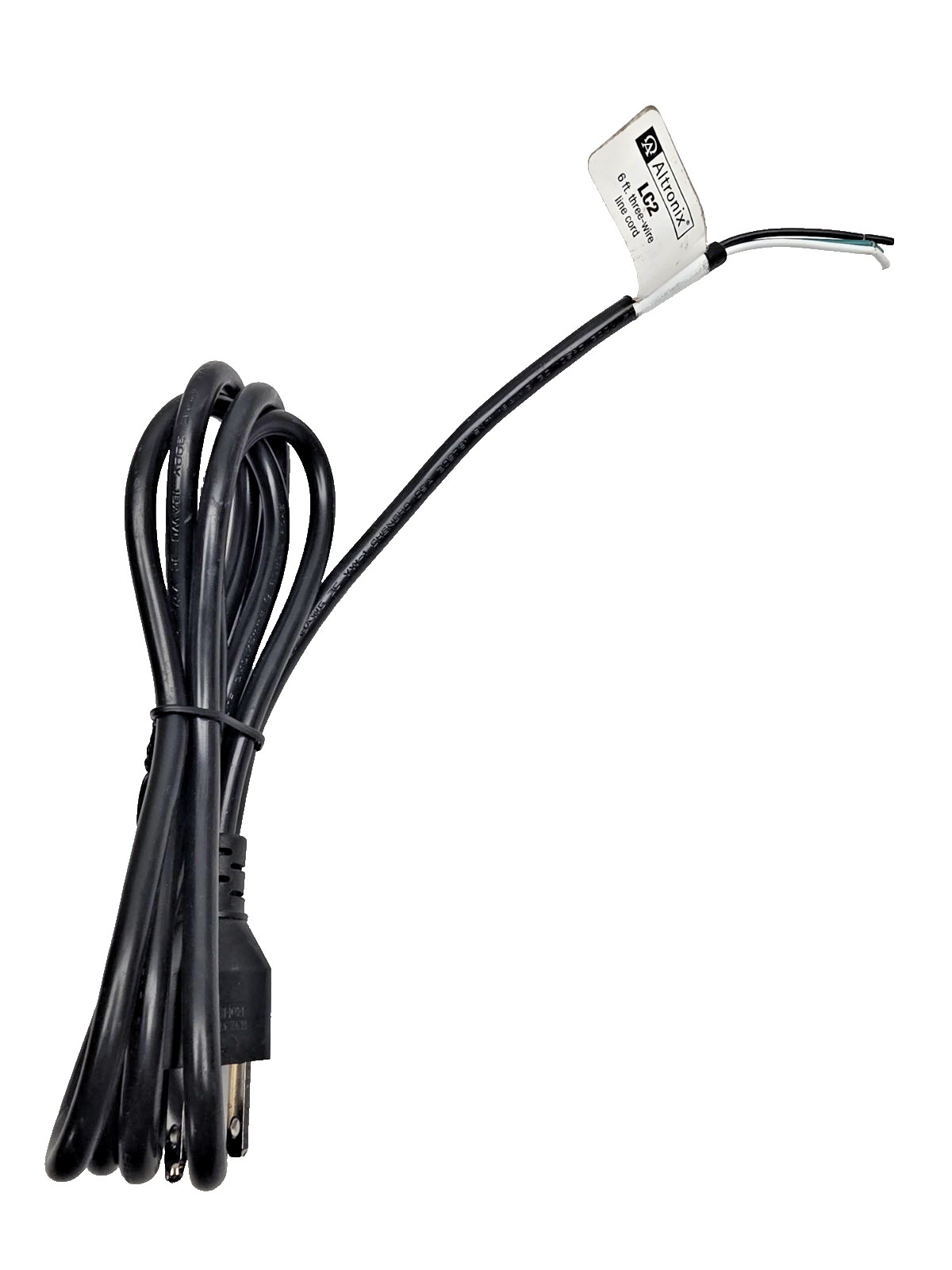 Altronix LC2 6FT 3-Wire AC Line Power Cord Heavy Duty Replacement Cable New