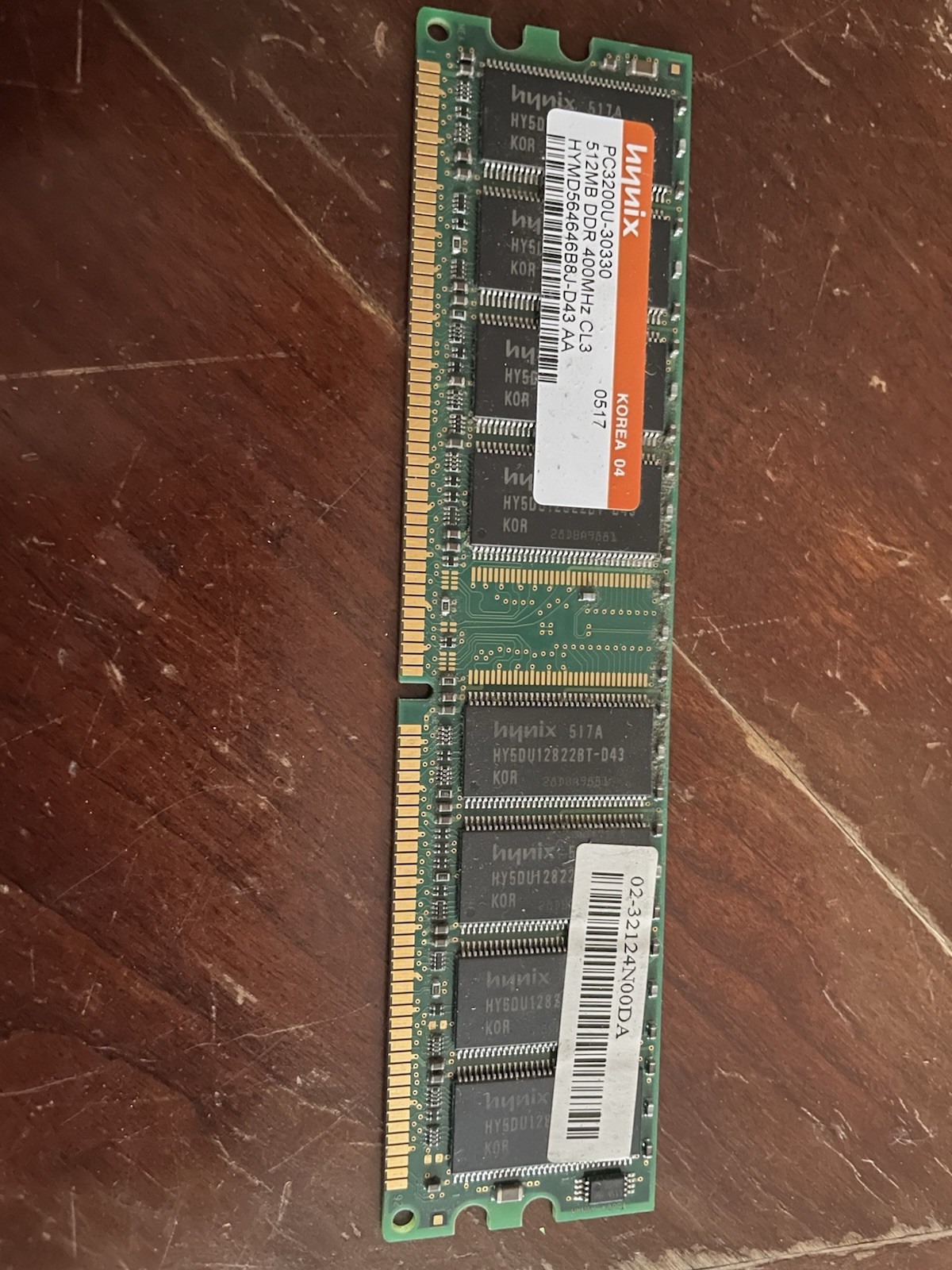 Hynix 512MB PC2700S-25330 So-DIMM 333 MHz DDR Laptop Memory RAM 200-PIN