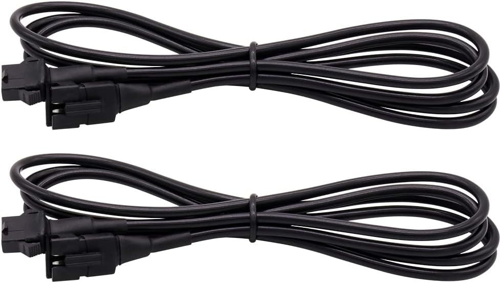 2 PCS 47 Inch Extension Cables For Use With LED Rock Lights, RGB NEON Accent Kit