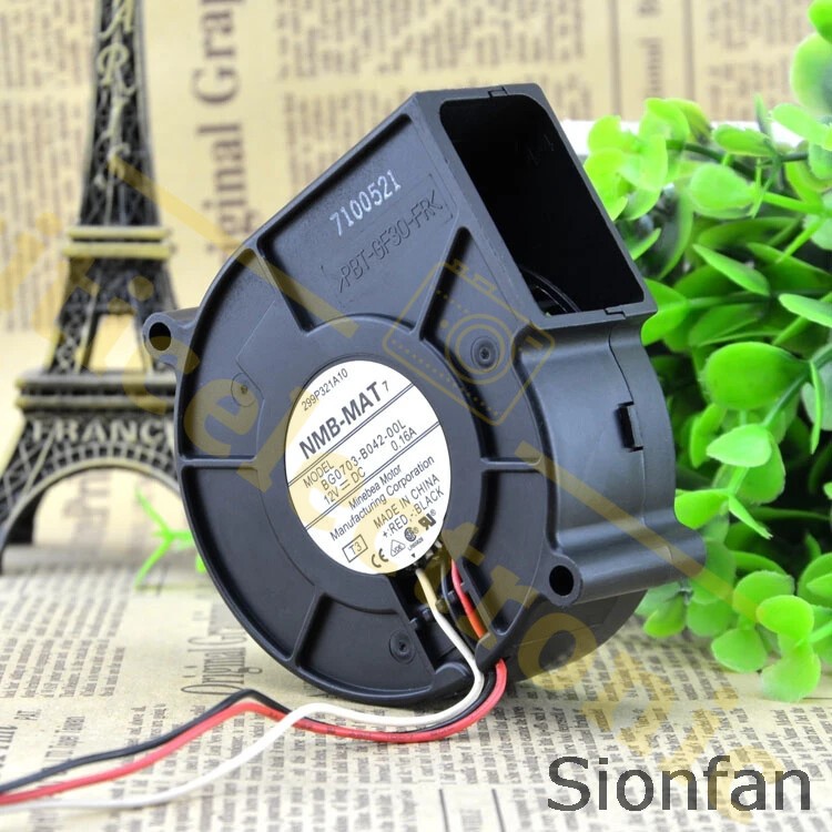 For NMB 7525 12V 0.16A 7CM Projector Turbo Fan 3 Wire BG0703-B042-00L