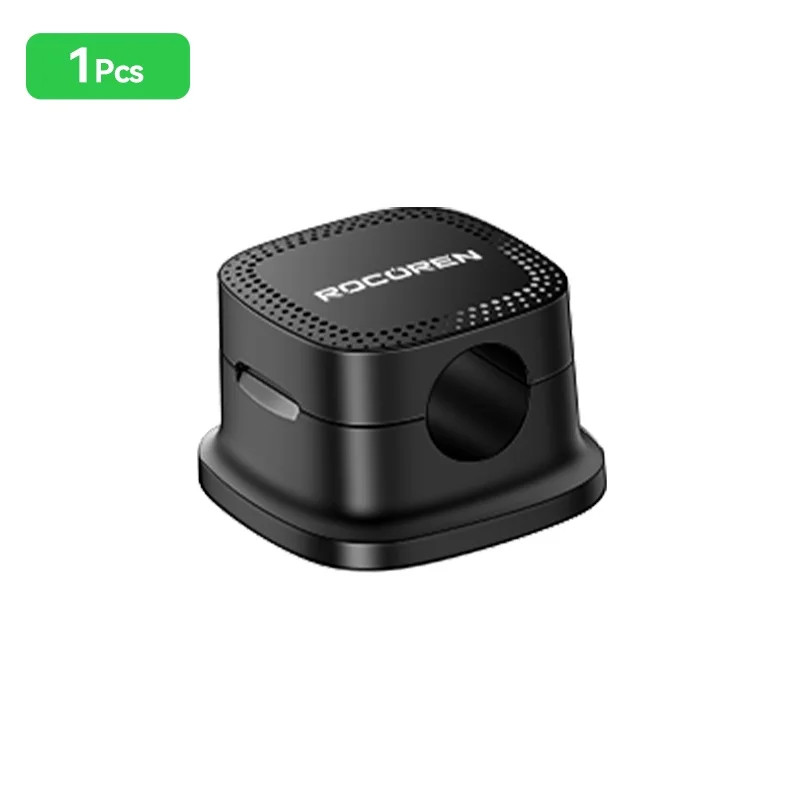 Magnetic Cable Organizer Self Adhesive Wire Holder under Desk Adjustable Cable M