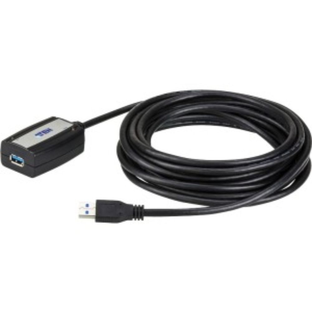 Aten 16.4ft USB 3.1 Gen1 Extender Cable - USB - Black