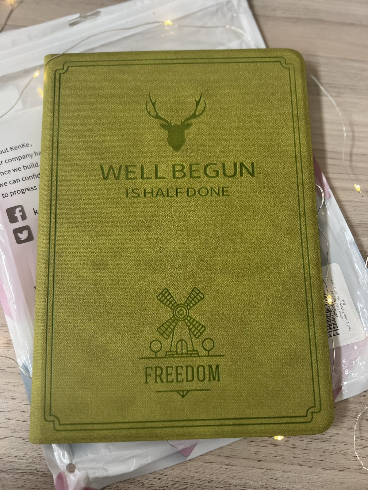 Deer logo Smart Folio Slim Case Cover for iPad 9.7" Moss Green NEW