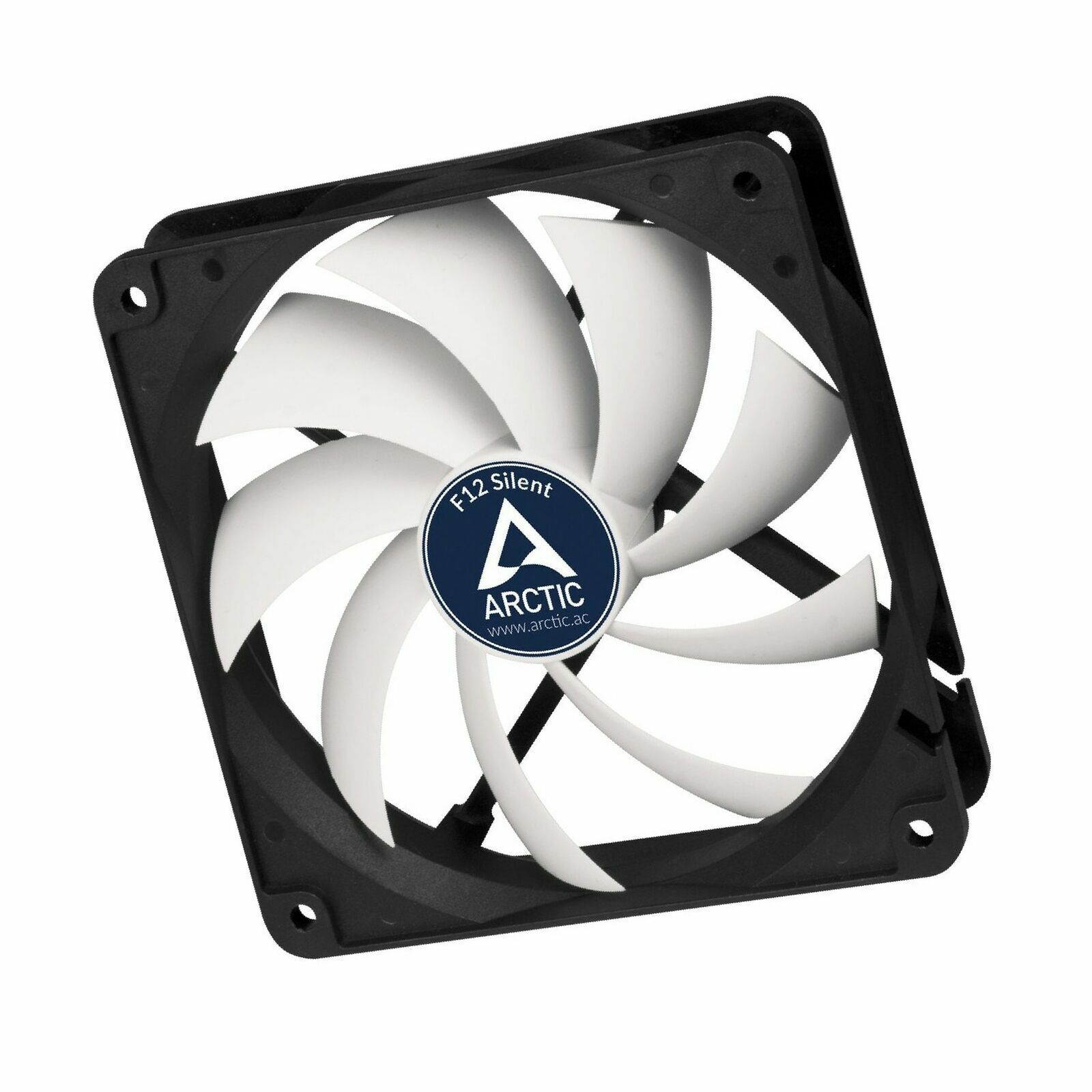 ARCTIC F12 Silent, 120 mm 3-Pin Fan with Standard Case and Higher Airflow, Quiet