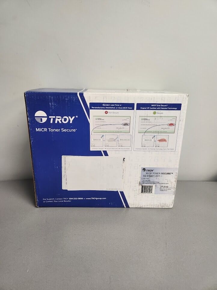 TROY 602/603 MICR Toner Secure High Yield Cartridge 02-81351-001 yield 24,000