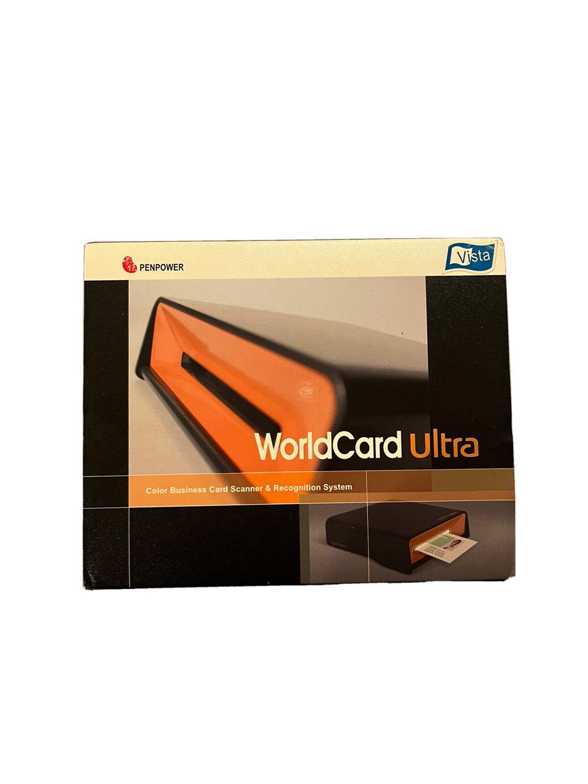 Vintage PenPower WorldCard Ultra Business Card Scanner And Recognition System