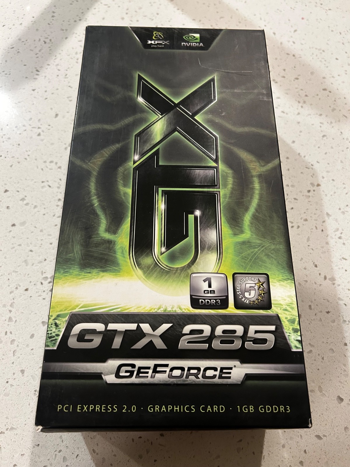 XFX NVIDIA GeForce GTX 285 1GB GDDR3 NOS Sealed Retail Box Retro PC GPU