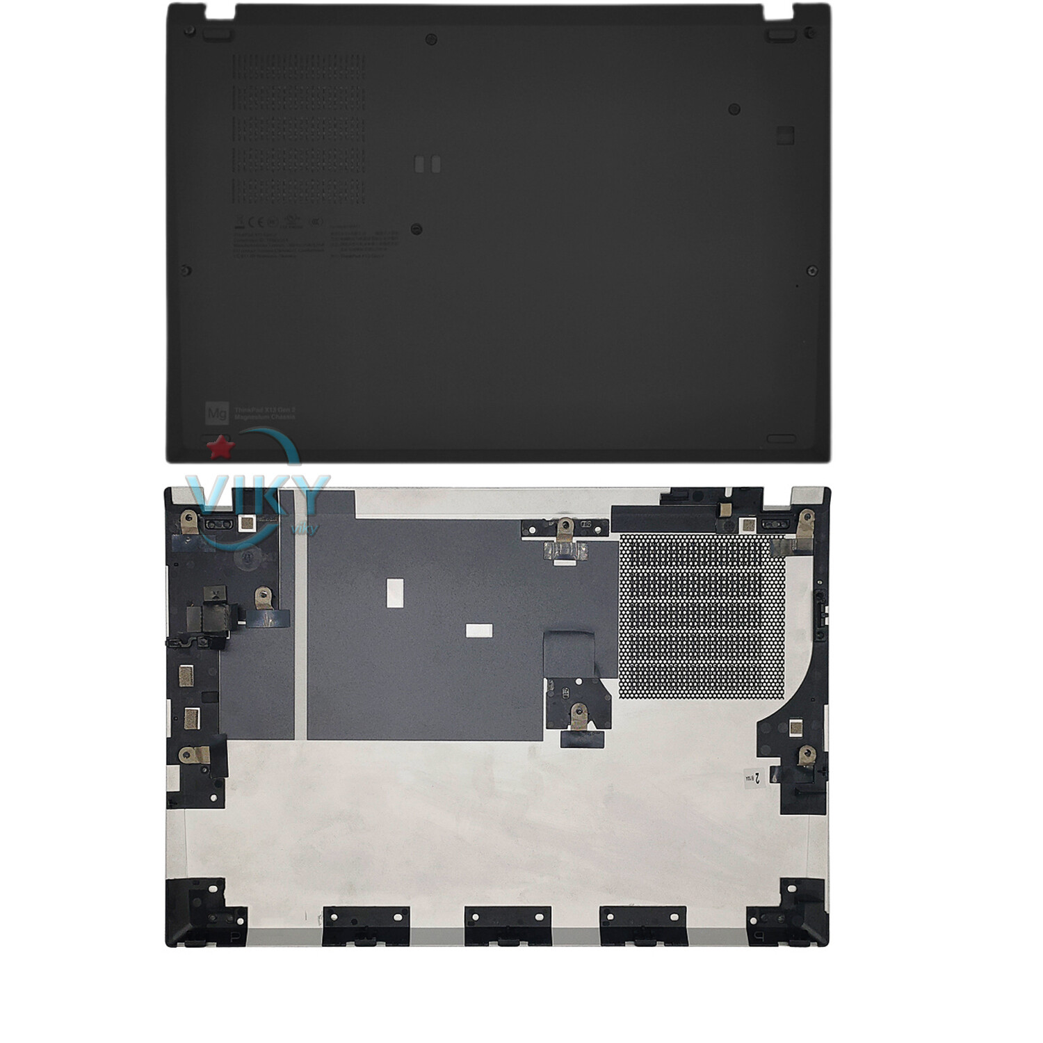 New/Orig Laptop Lower Bottom Base Case Black For Lenovo ThinkPad X13 Gen 2
