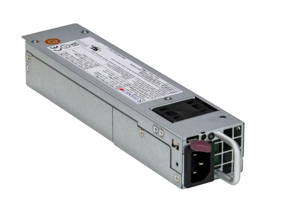 Supermicro PWS-862A-1R 1U AC-DC 800/860W, AC inlet:C14,Titanium efficiency