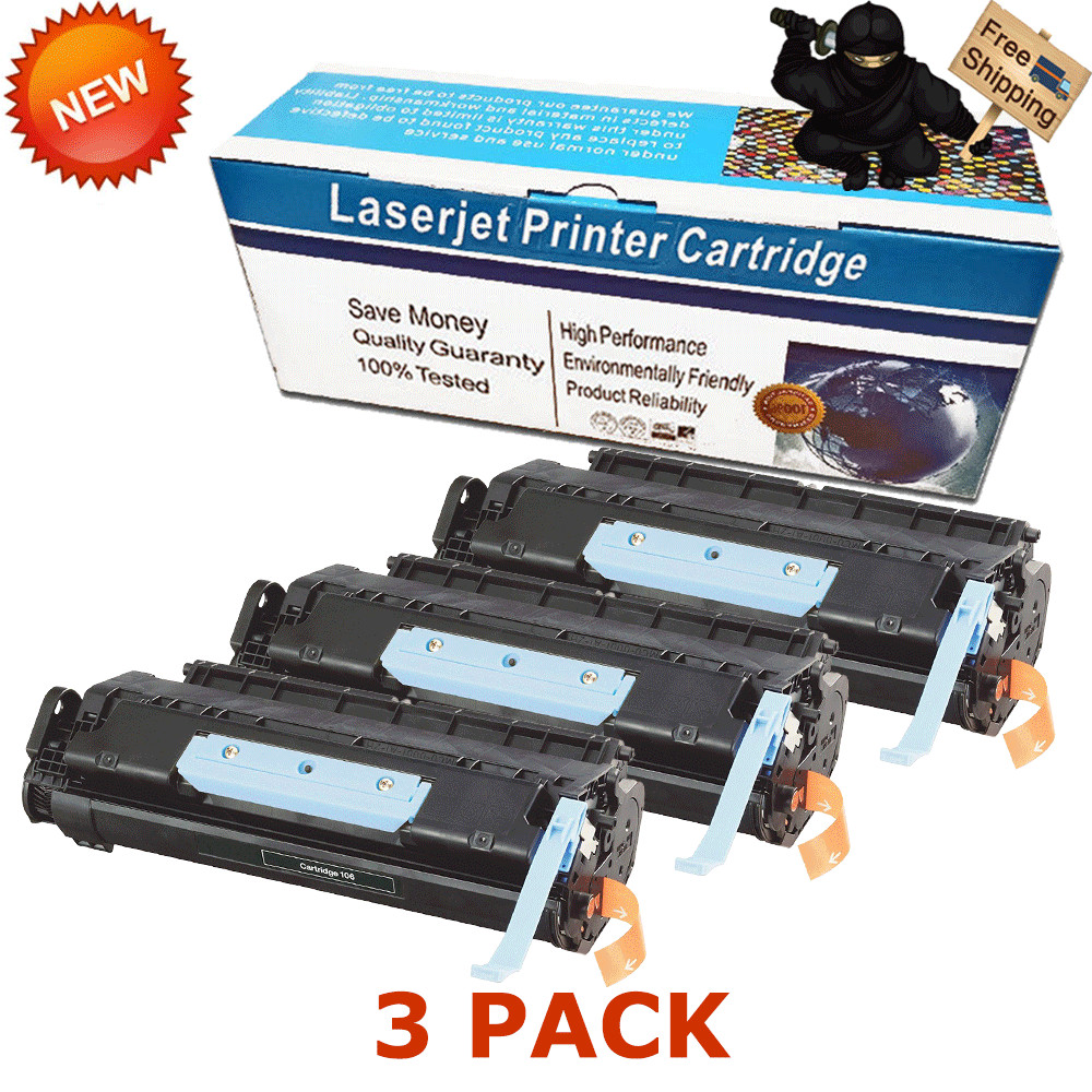 3 PCS C106 0264B001AA Laser Toner For Canon 106 ImageClass MF6530 MF6540 MF6590