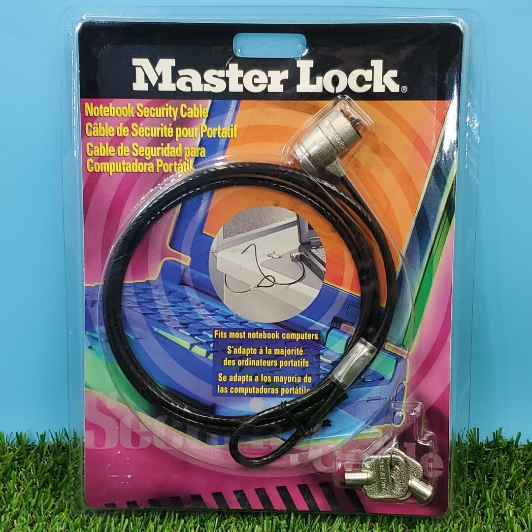 Vintage - NEW - MASTER LOCK  Universal Notebook Security Cable #64032 Anti Theft